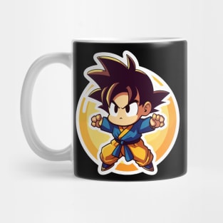 chibi Adventure: Goku and the Glowing Dragon Ball Mug